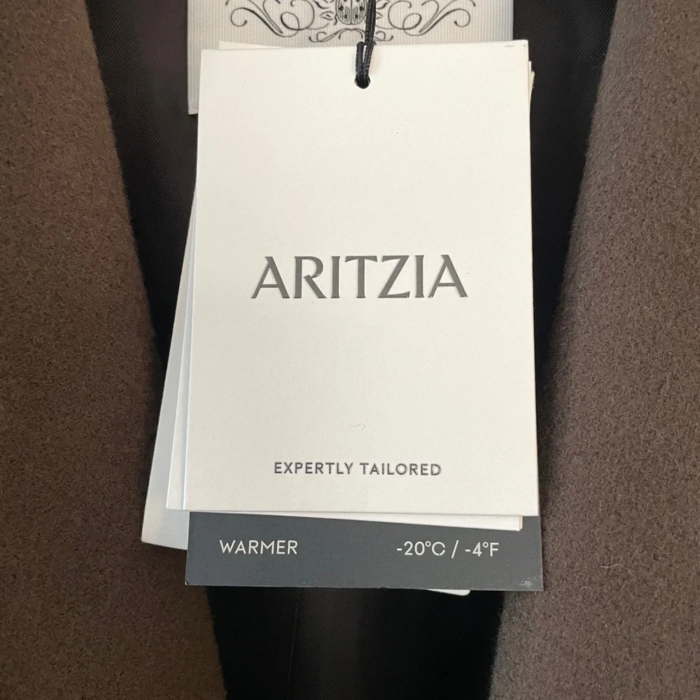Aritzia brown pea coat - Picture 10 of 16